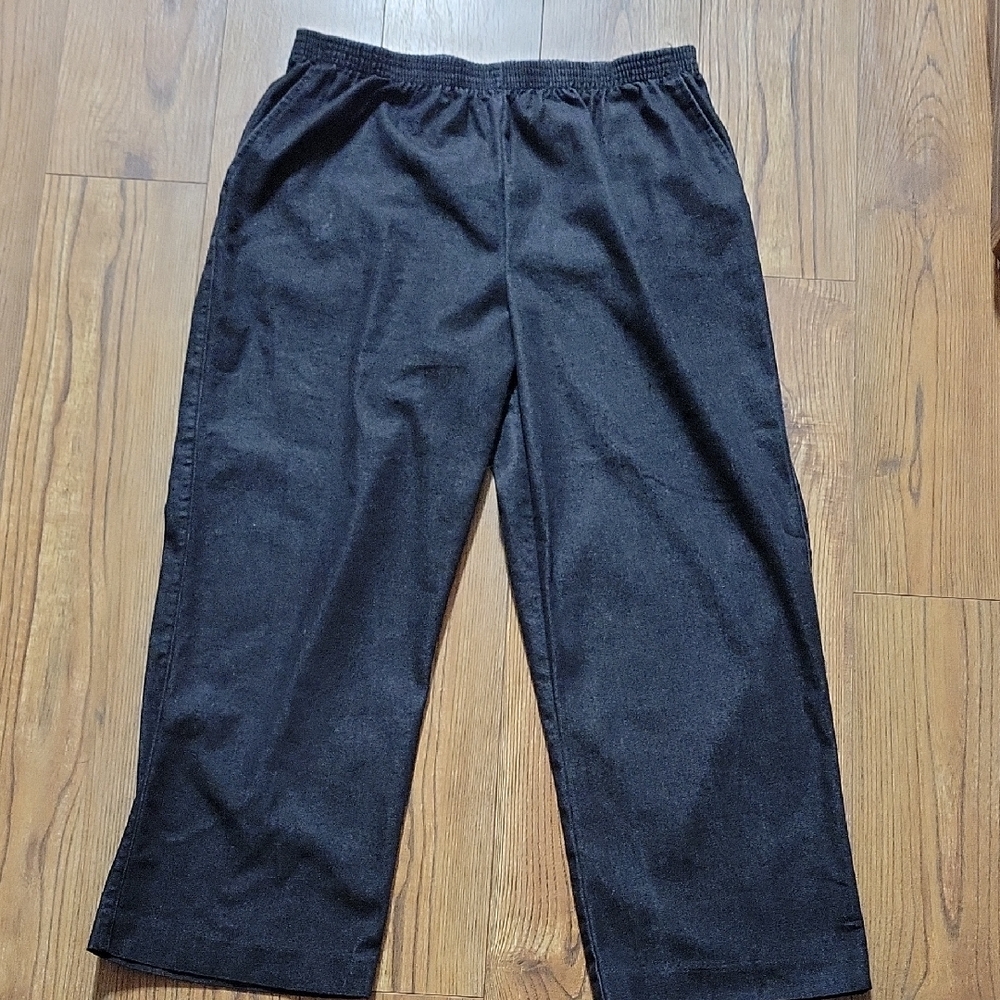 Alfred Dunner Women's Black Trousers